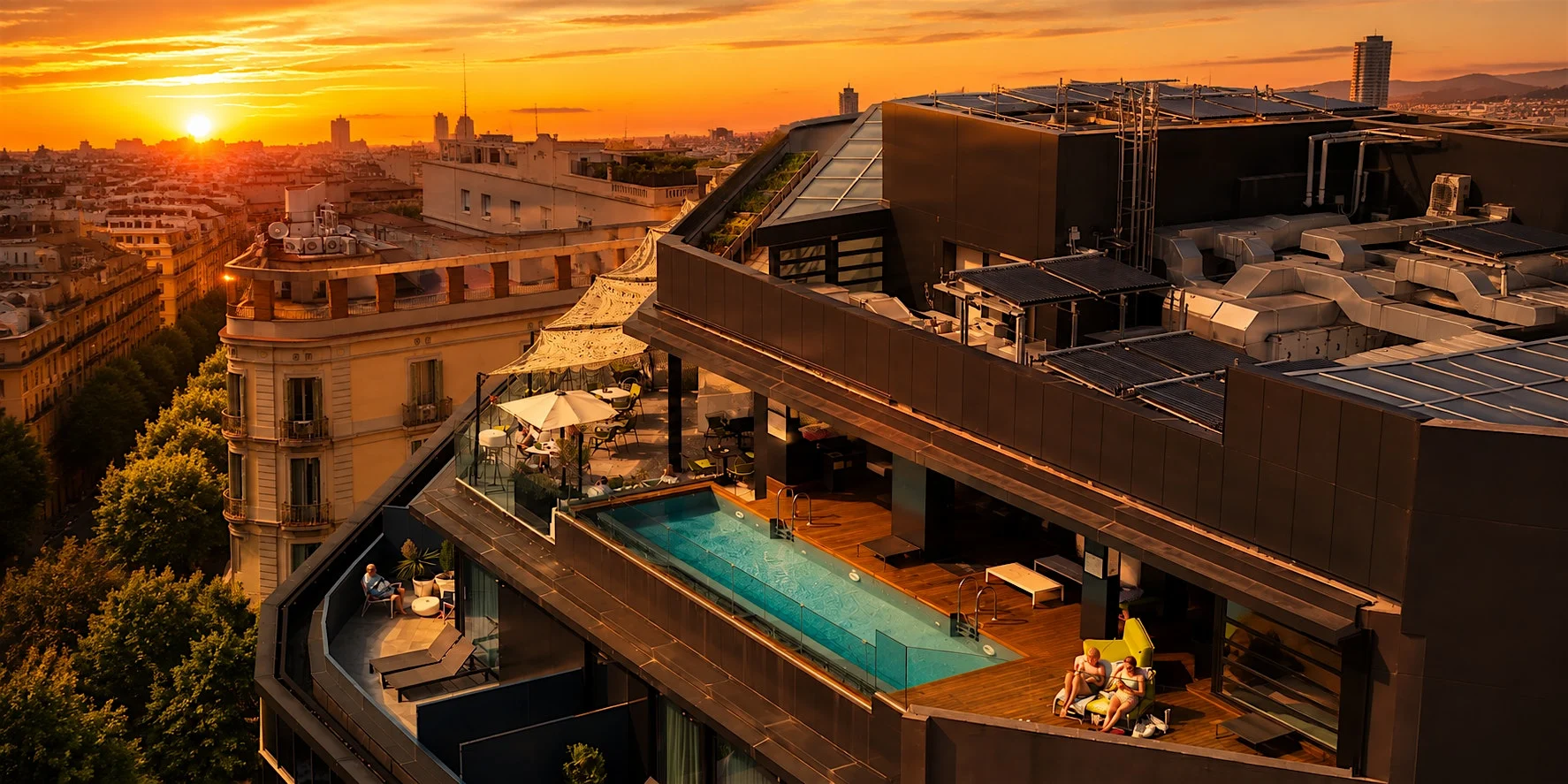 Cartel de AFROHOUSE SUNSET ROOFTOP SESSION: 19 de noviembre de 2026 en Barcelona