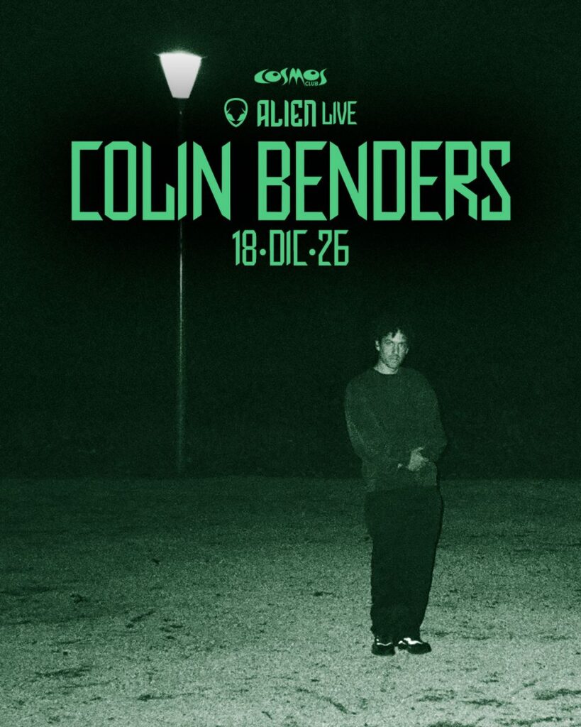 Cartel de ALIEN LIVE – COLIN BENDERS