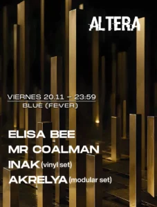 Cartel de ALTERA CLUB NIGHT