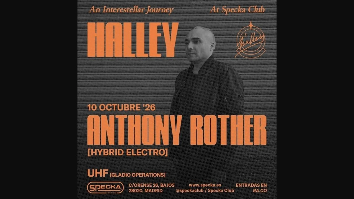 Cartel de ANTHONY ROTHER: 10 de octubre de 2026 en Specka, Madrid