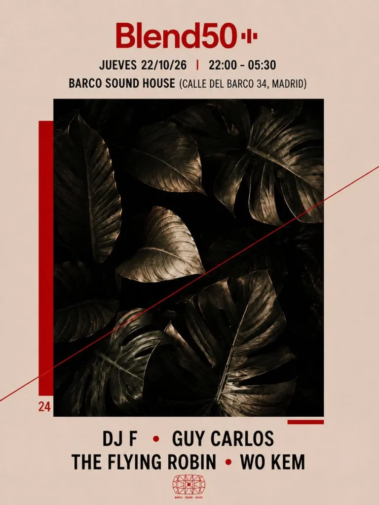 Cartel de BLEND50 – VINYL PARTY