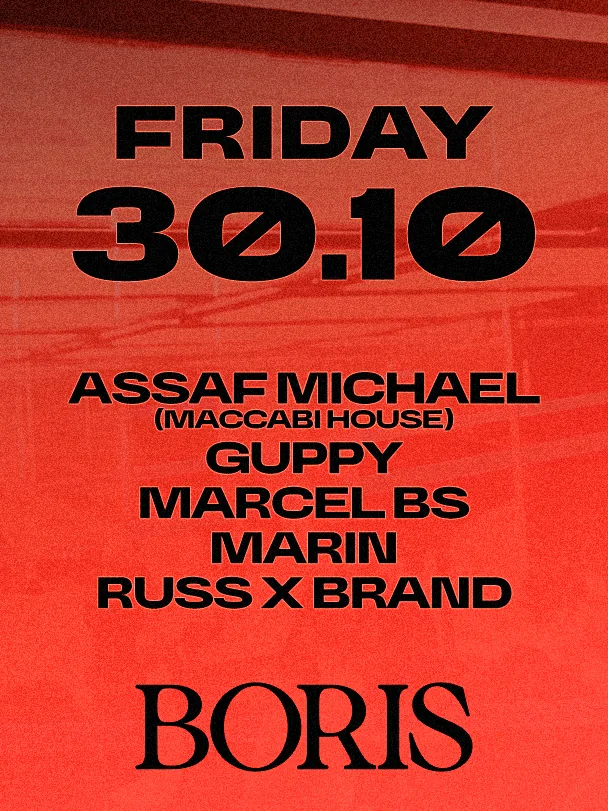 Cartel de BORIS CLUB: 30 de octubre de 2026 en Barcelona