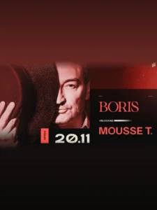 Cartel de BORIS CLUB PRESENTS MOUSSE T