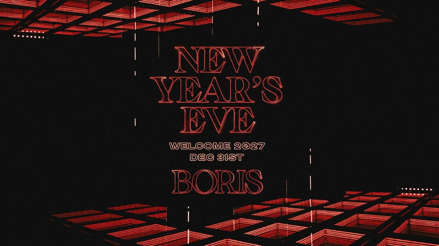 Cartel de BORIS - NEW YEAR'S EVE: 31 de diciembre de 2026 en Barcelona