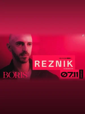 Cartel BORIS PRES. REZNIK (KEINEMUSIK) / 7 de noviembre / BORIS CLUB, Barcelona [2]