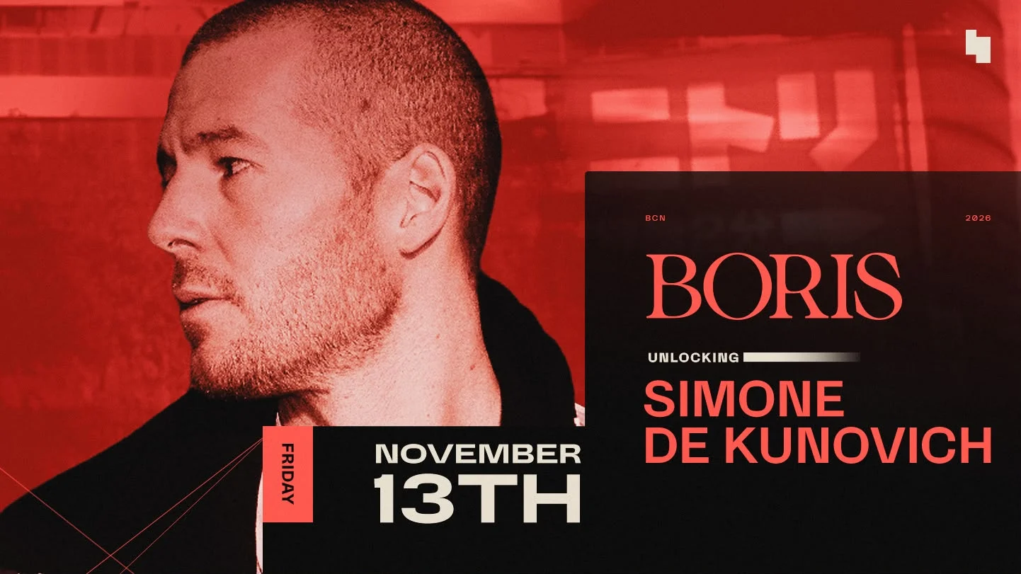 Cartel de BORIS PRES SIMONE DE KUNOVICH: 13 de noviembre de 2026 en Barcelona
