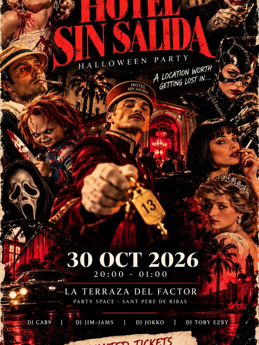Cartel de BRINGON PRESENTS HOTEL SIN SALIDA: 30 de octubre de 2026 en Barcelona