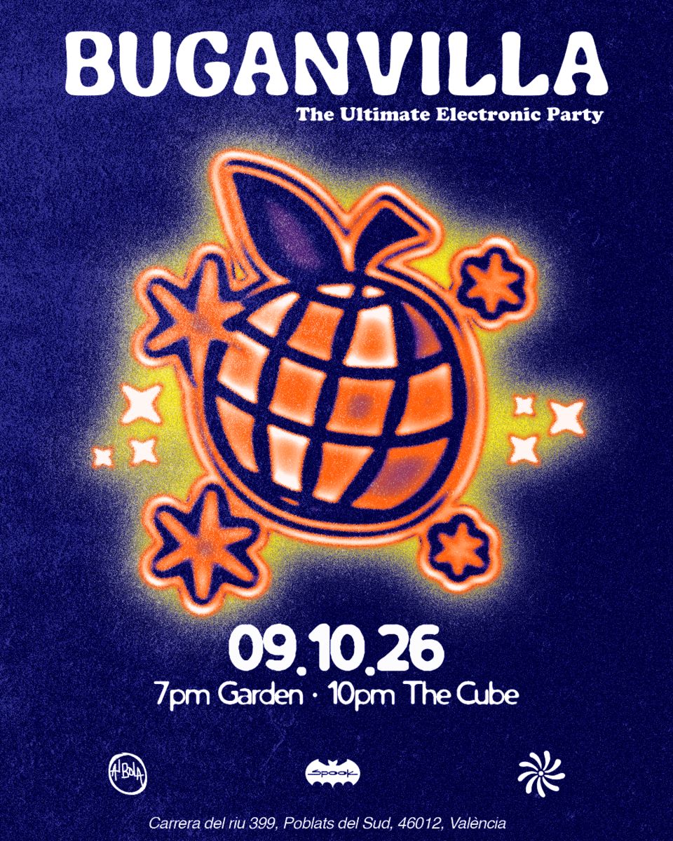 Cartel de BUGANVILLA AT SPOOK: 9 de octubre de 2026 en Spook Club, Valencia