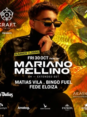 Cartel de C.R.A.F.T. IBIZA: 30 de octubre de 2026 en Ibiza