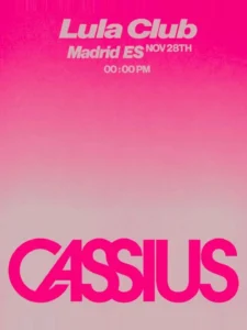 Cartel de CASSIUS CLUB