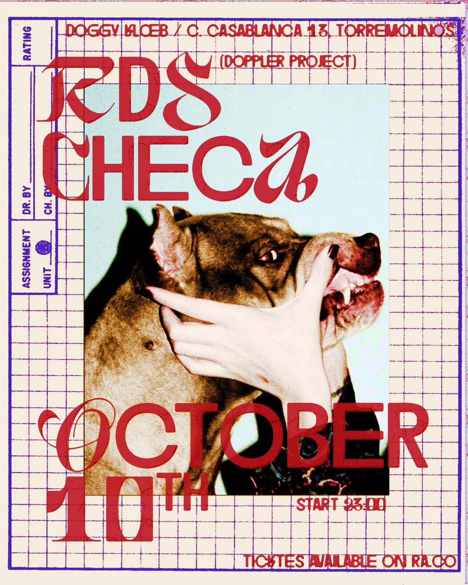 Cartel de CHECA + RDS: 10 de octubre de 2026 en Doggy Klœb, Torremolinos
