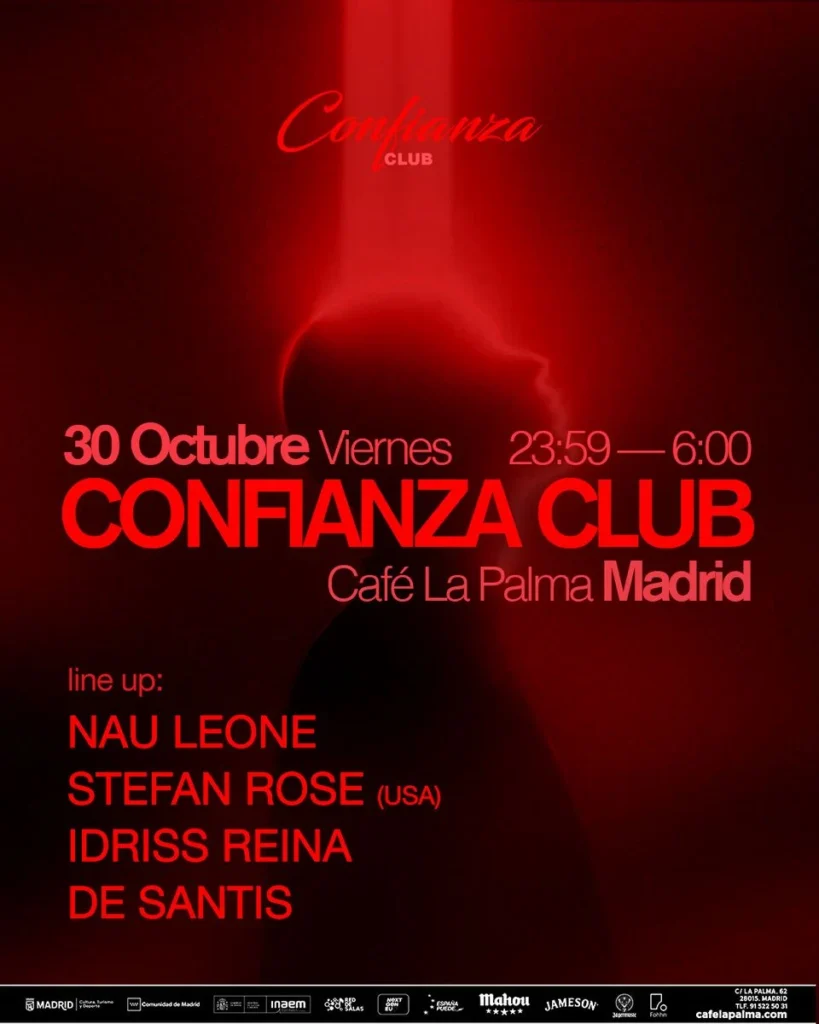 Cartel de CONFIANZA CLUB