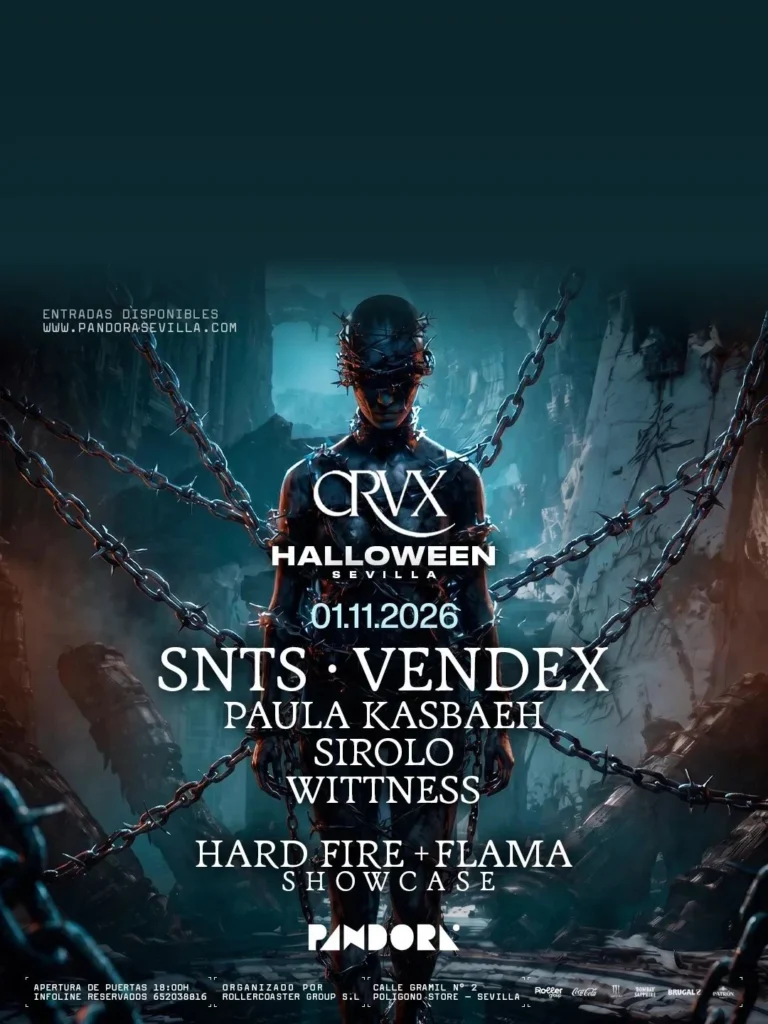 Cartel de CRVX HALLOWEEN W