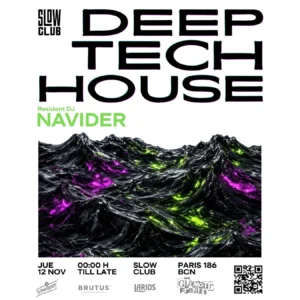 Cartel de DEEP, TECH, HOUSE BY NAVIDER