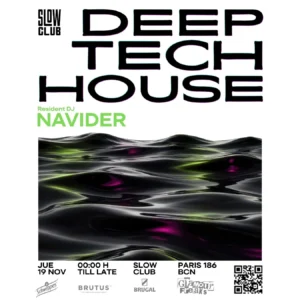 Cartel de DEEP, TECH, HOUSE BY NAVIDER