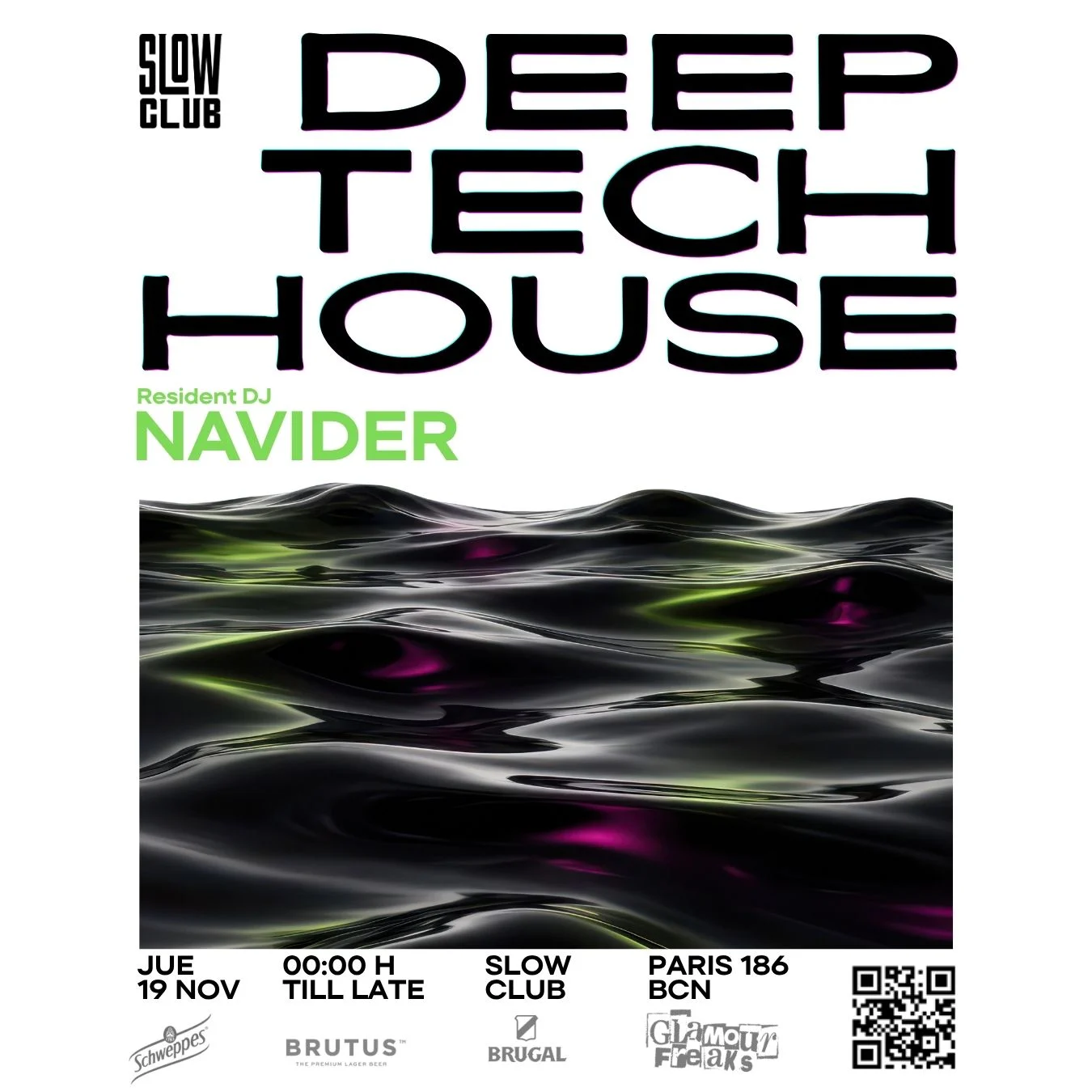 Cartel de DEEP, TECH, HOUSE BY NAVIDER: 19 de noviembre de 2026 en Barcelona