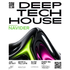 Cartel de DEEP, TECH, HOUSE BY NAVIDER