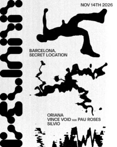 Cartel de DELIANN 3 YEARS BIRTHDAY WITH ORIANA, VINCE VOID, PAU ROSÉS & SILVIO: 14 de noviembre de 2026 en Secret Location…