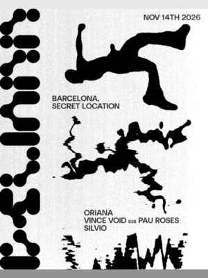 Cartel de DELIANN 3 YEARS BIRTHDAY WITH ORIANA, VINCE VOID, PAU ROSÉS & SILVIO: 14 de noviembre de 2026 en Secret Location…