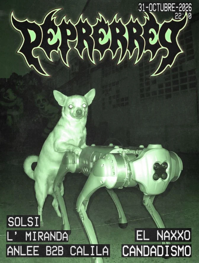 Cartel de DEPRERREO : NOCHE DE TERROR! AUUU: 31 de octubre de 2026 en El Pumarejo Barcelona, Barcelona con Solsi