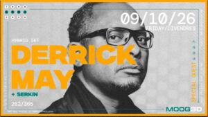 Cartel de DERRICK MAY + SERKIN