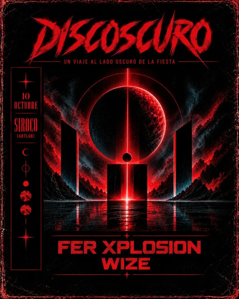 Cartel de DISCOSCURO