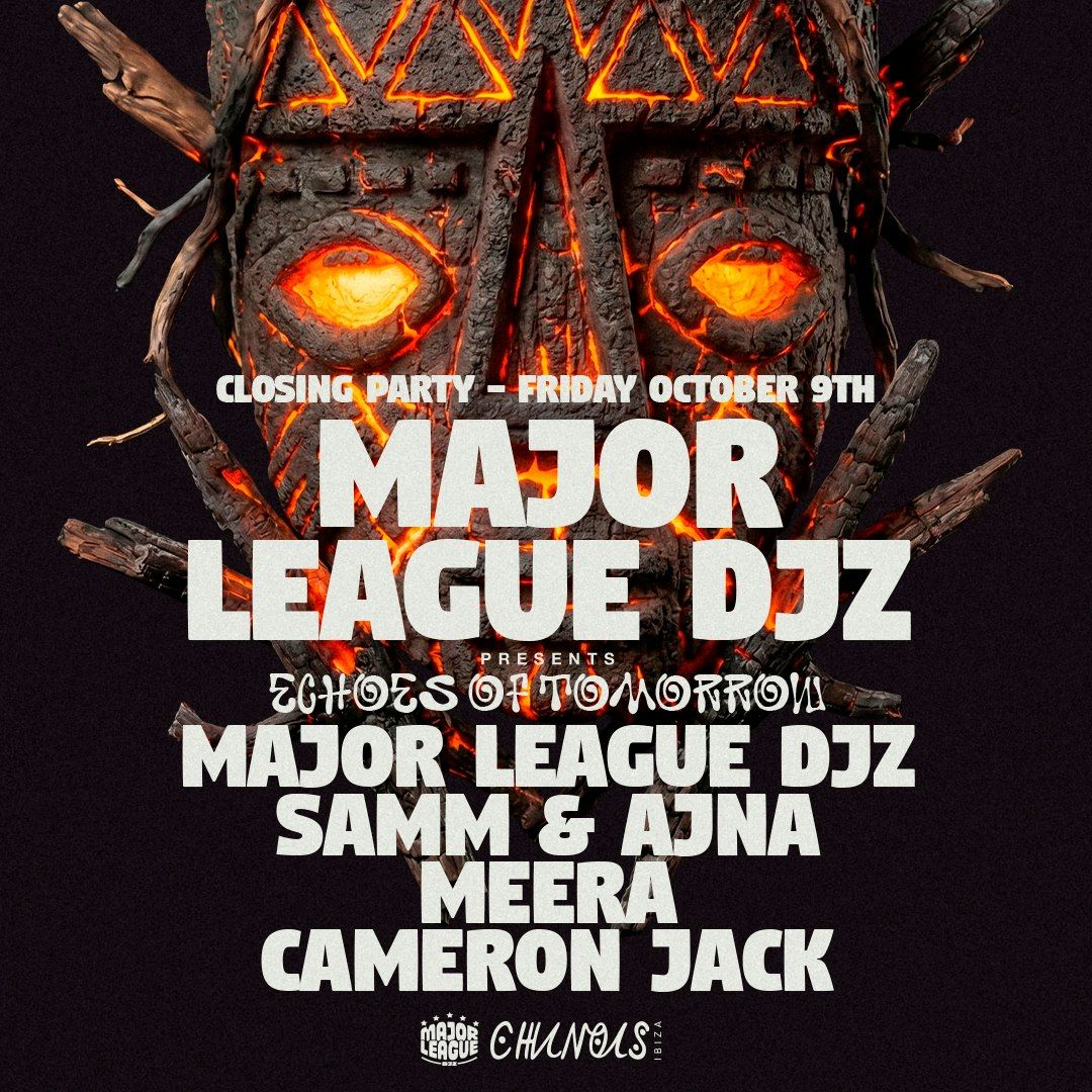 Cartel de ECHOES OF TOMORROW: 9 de octubre de 2026 en Chinois, Ibiza