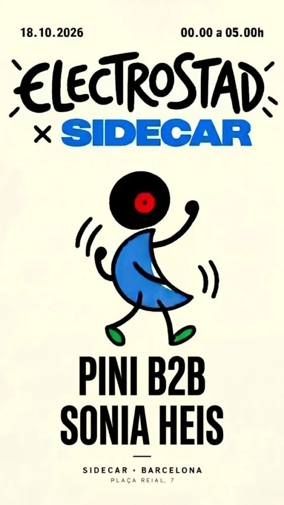Cartel de ELECTROSTAD: PARTY WITH PINI B2B SONIA HEIS