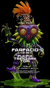Cartel de ELEMENTS CAVE X FARFACID (LIVE SET)