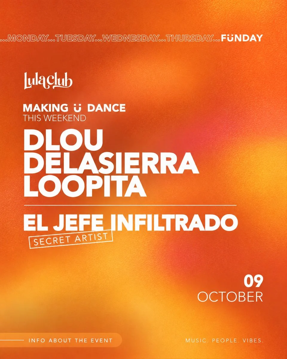 Cartel de FÜNDAY OPENING: DAYTIME CLUBBING AT LULA: 9 de octubre de 2026 en 9 de octubre