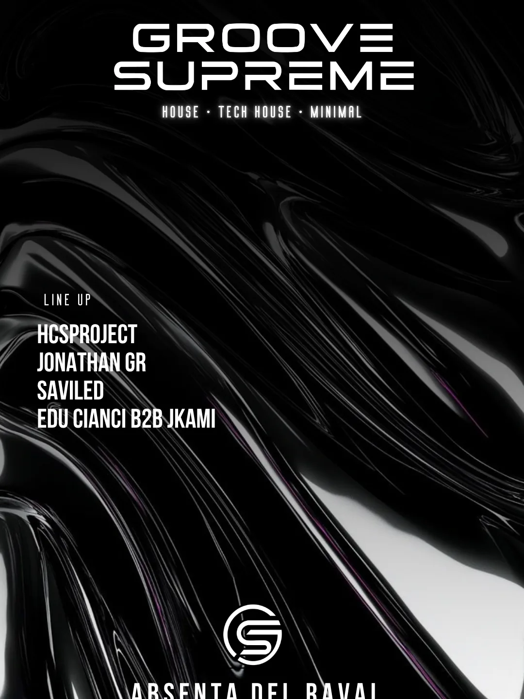 Cartel de GROOVE SUPREME *002: 6 de noviembre de 2026 en Barcelona