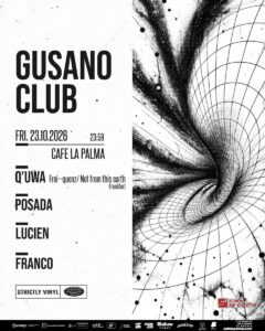 Cartel de GUSANO CLUB