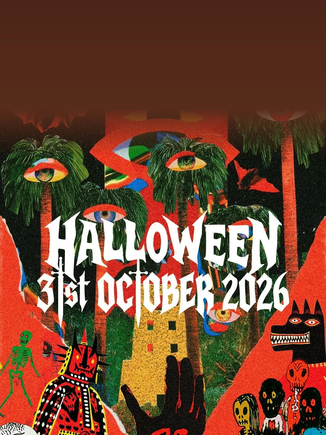 Cartel HALLOWEEN / 31 de octubre / Chinois, Ibiza