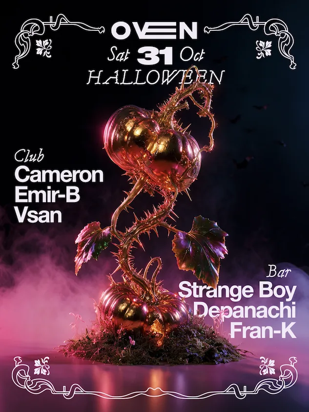Cartel de HALLOWEEN CAMERON + V SAN + AMIR-B: 31 de octubre de 2026 en 31 de octubre