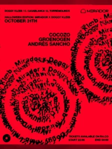 Cartel de HALLOWEEN EDITION: MIRADOR X DOGGY KLŒB