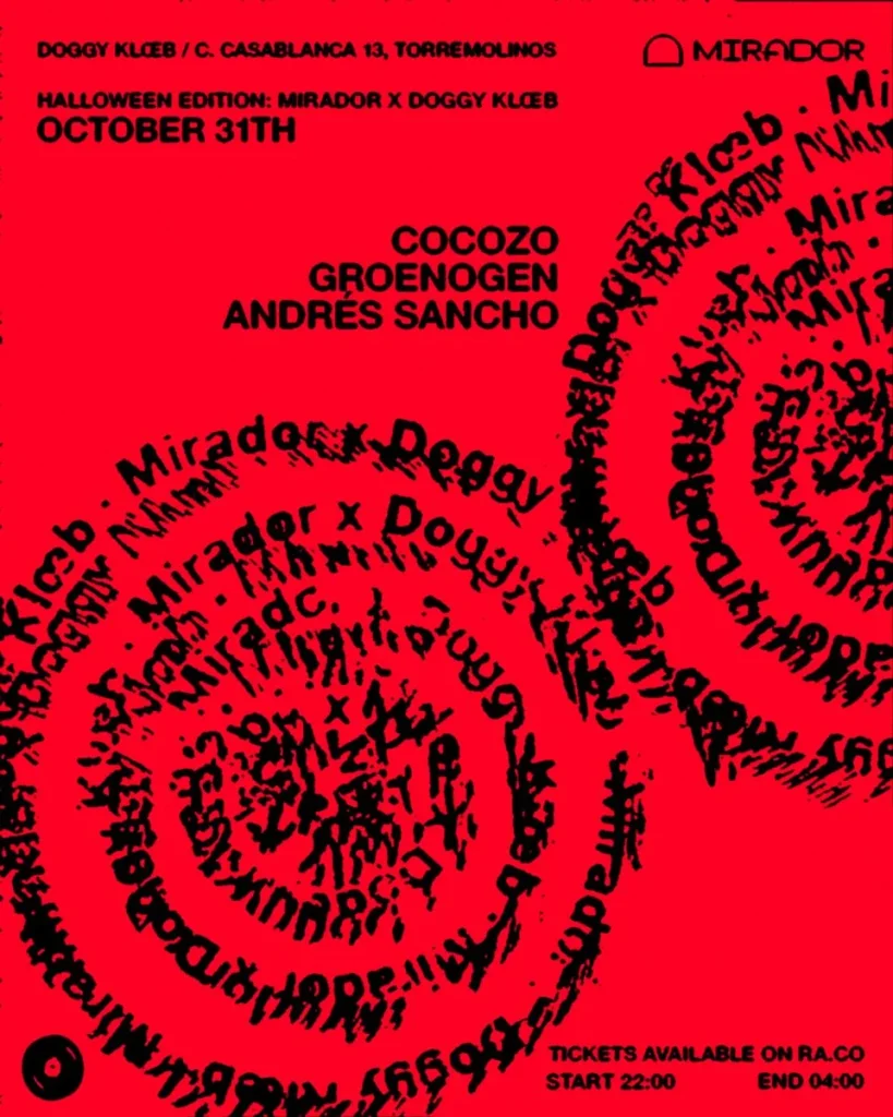 Cartel de HALLOWEEN EDITION: MIRADOR X DOGGY KLŒB