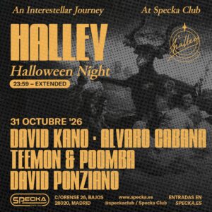 Cartel de HALLOWEEN NIGHT – HALLEY CLUB