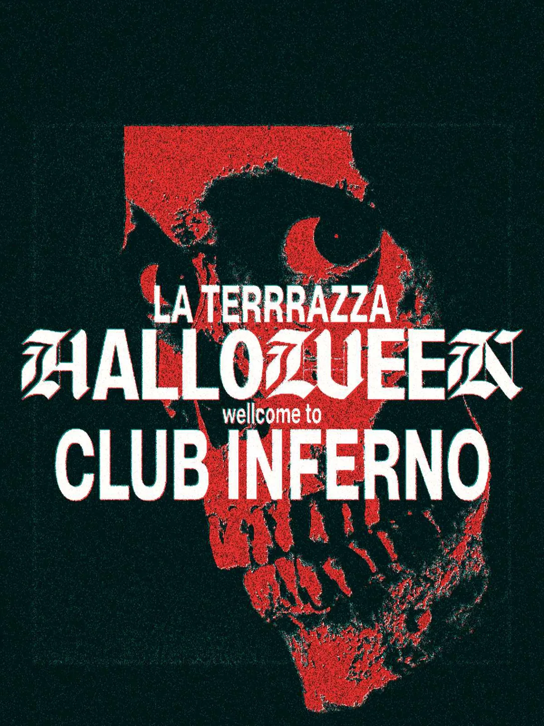 Cartel de HALLOWEEN X CLUB INFERNO: 31 de octubre de 2026 en Barcelona con Arnau Obiols y TWO EX
