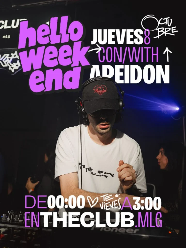 Cartel de HELLO WEEKEND: APEIDON