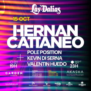 Cartel de HERNÁN CATTÁNEO