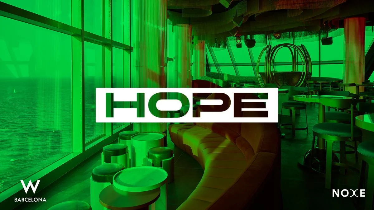 Cartel de HOPE AT NOXE: 22 de octubre de 2026 en Noxe Barcelona, Barcelona