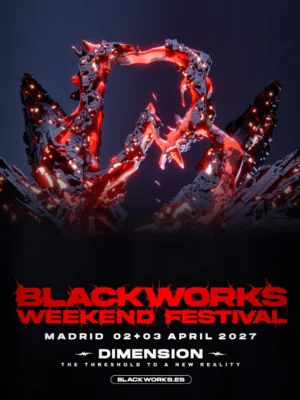 Cartel de Blackworks Weekend Festival Dimension, 2 y 3 de abril de 2027 en Madrid