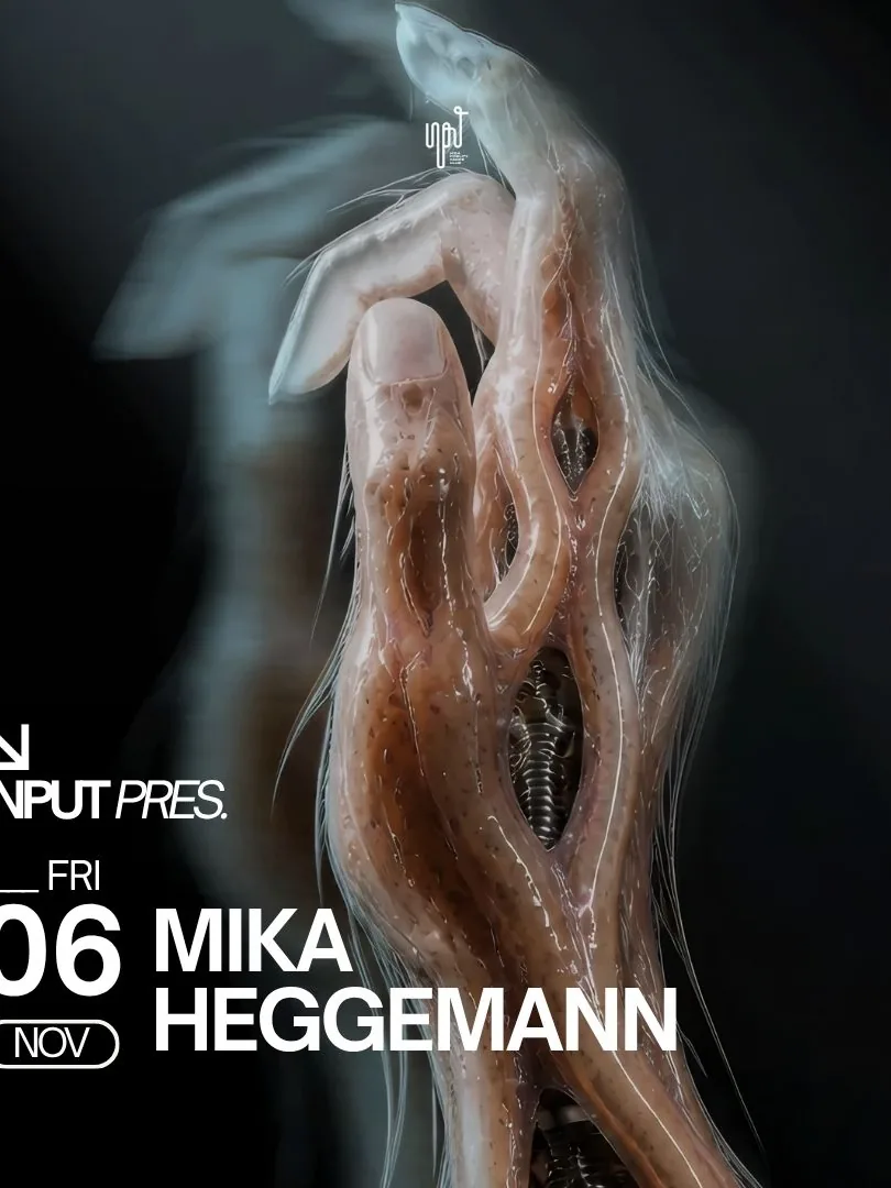 Cartel de INPUT PRES MIKA HEGGEMANN: 6 de noviembre de 2026 en Barcelona