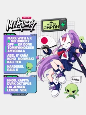 Cartel INVADERS TRIP TO JAPAN / 28 de noviembre / Spook, Valencia