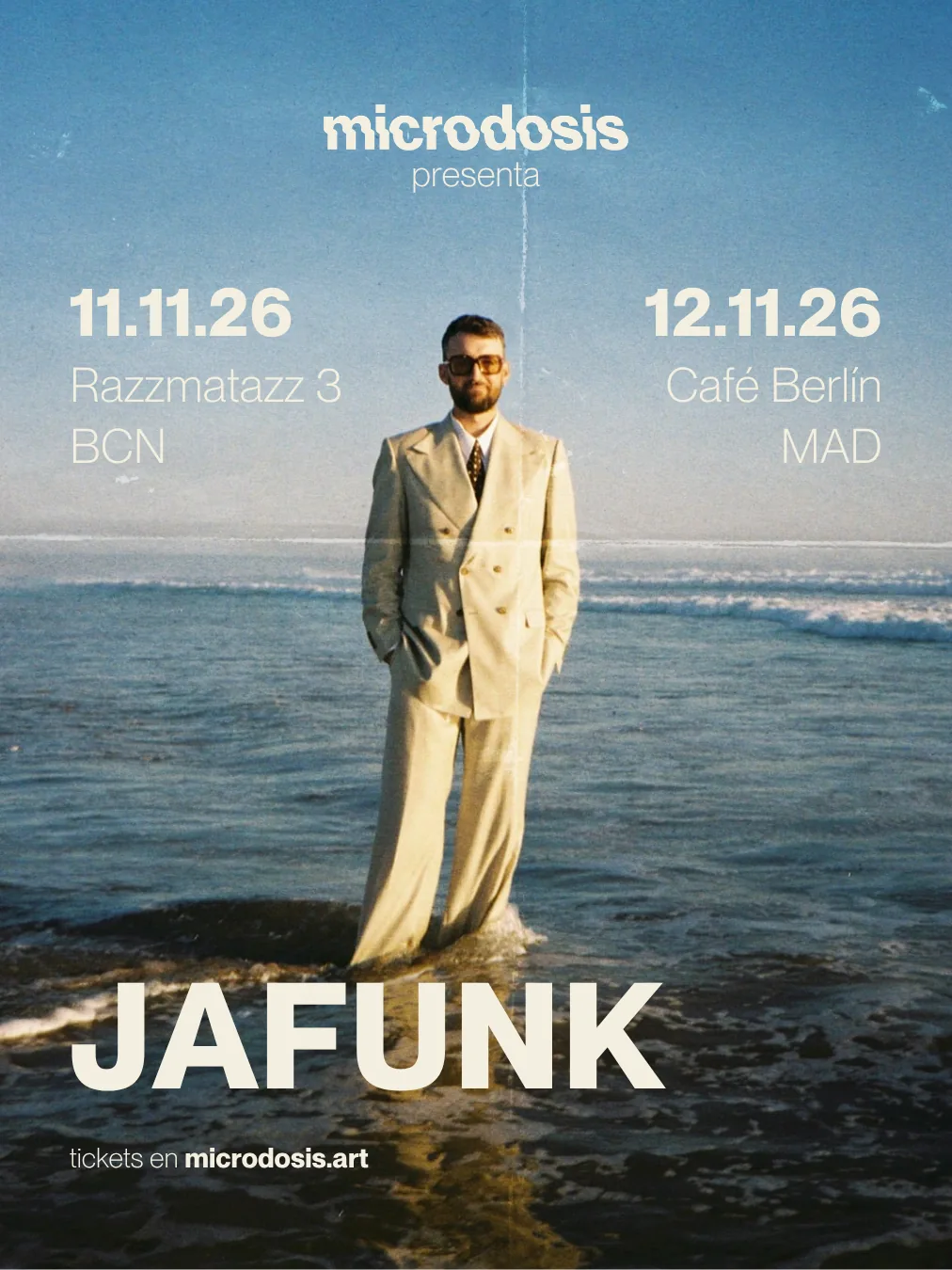 Cartel de JAFUNK EN MICRODOSIS - CAFÉ BERLÍN, MADRID: 12 de noviembre de 2026 en Madrid