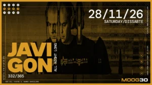 Cartel de JAVI GON: 28 de noviembre de 2026 en Barcelona