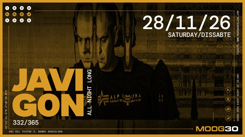 Cartel de JAVI GON: 28 de noviembre de 2026 en Barcelona