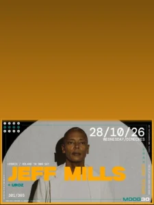 Cartel de JEFF MILLS + UROZ