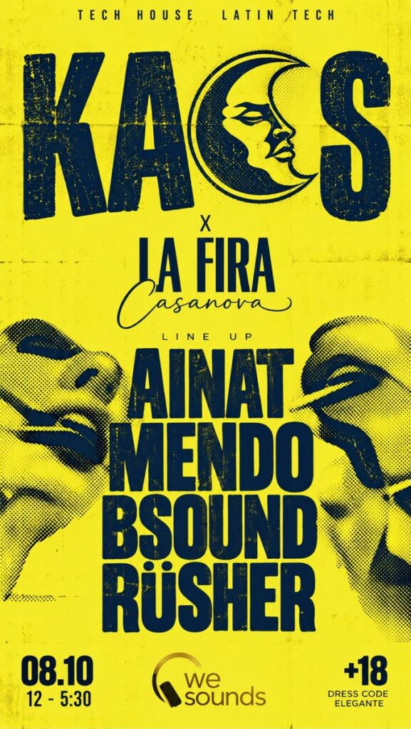 Cartel de KAOS EVENTS