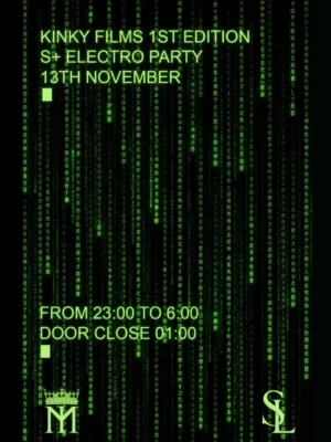 Cartel de KINKY FILMS 1ST EDITION: 13 de noviembre de 2026 en Imperial Private Club, Barcelona